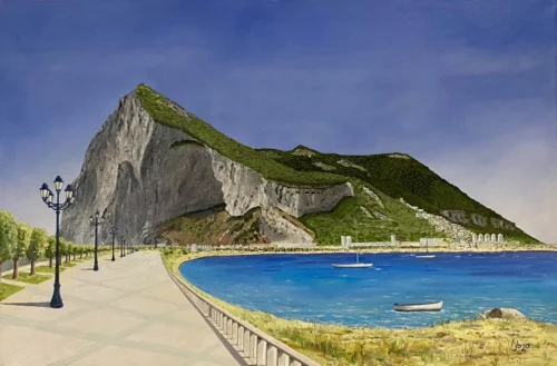 The Rock from La Linea-Julian Brower-Gibraltar